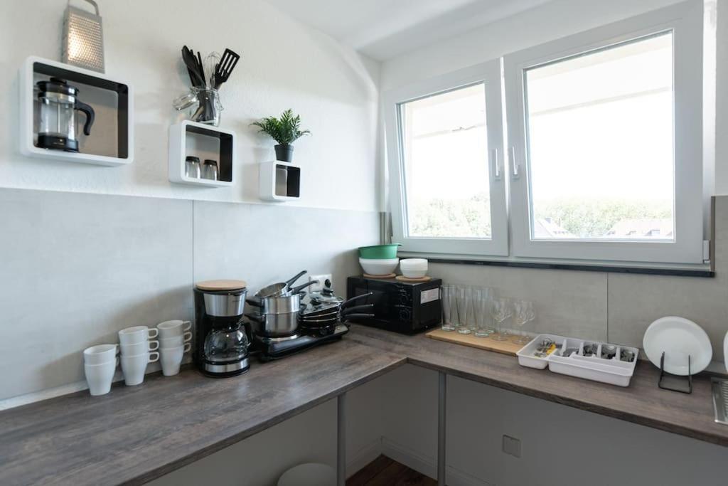 Nature Inspiration Apartment With Balcony & Grill Bbq In Duisburg Mitte Central Station 10 Mins & Big Tv With Photo Lights Esterno foto